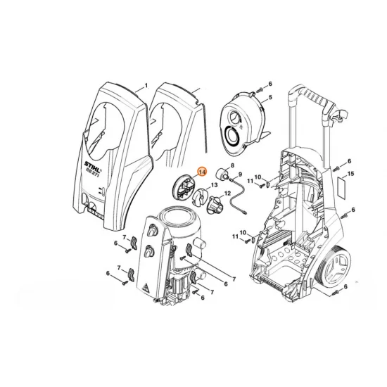 Stihl  Pokrętło 4757 512 0400